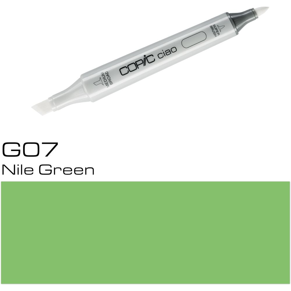 Copic Ciao Refillable Marker - G07 Nile Green