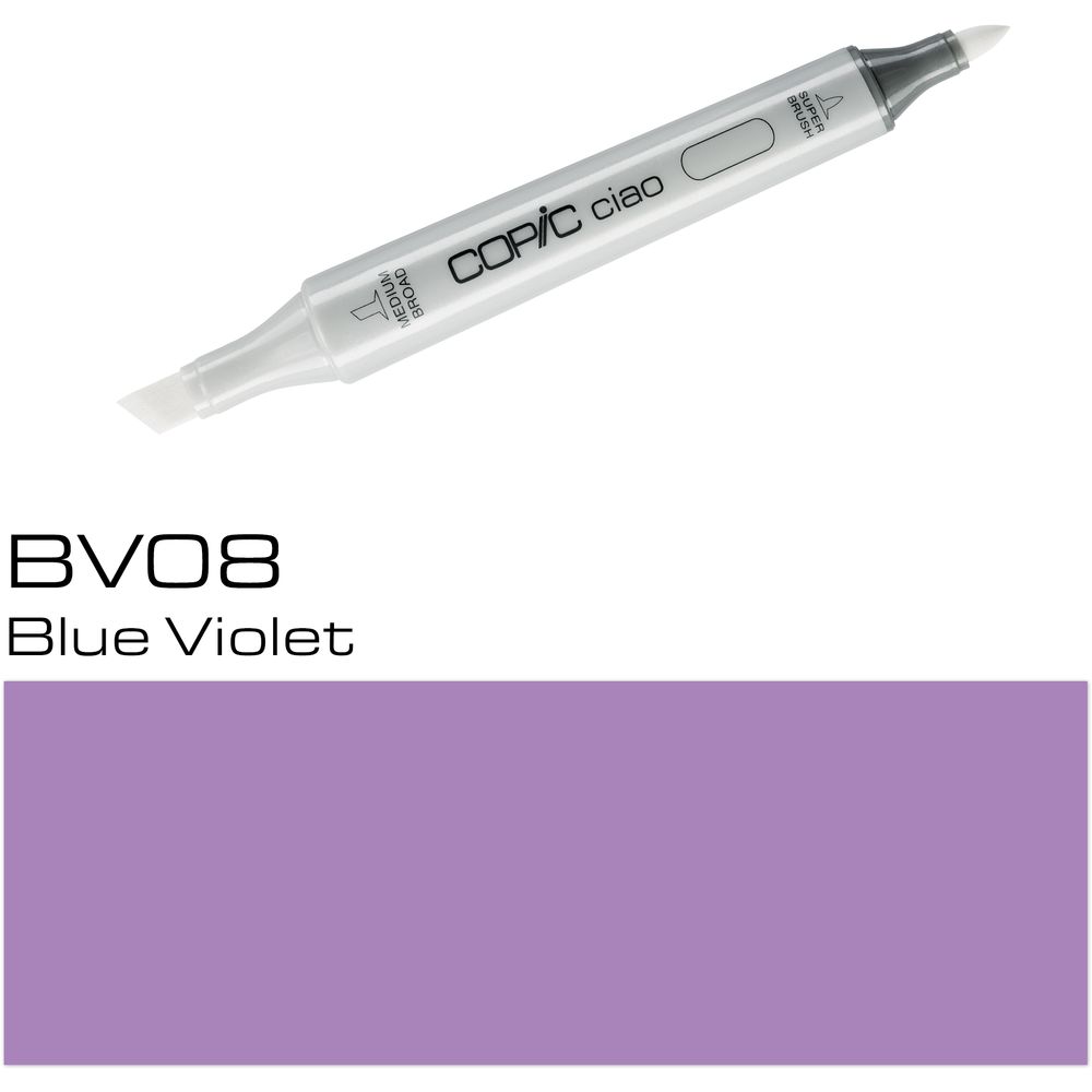 Copic Ciao Refillable Marker - BV08 Blue Violet
