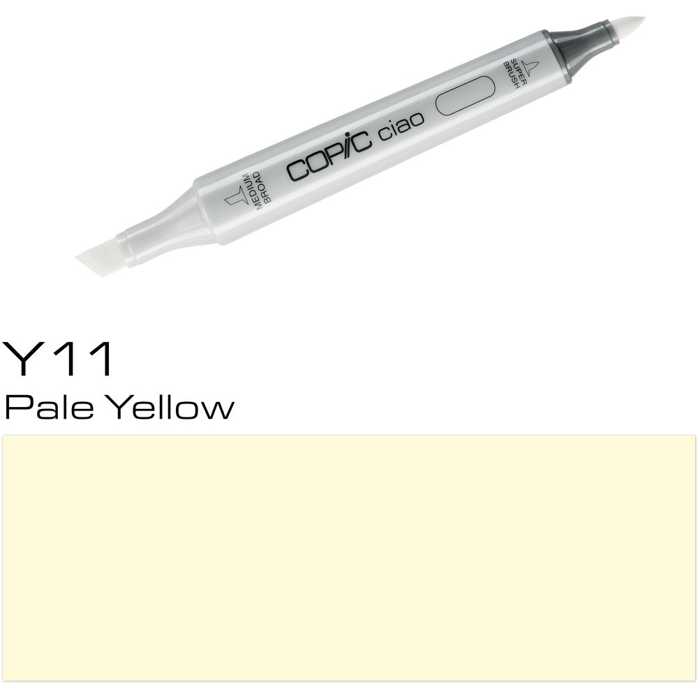 Copic Ciao Refillable Marker - Y11 Pale Yellow