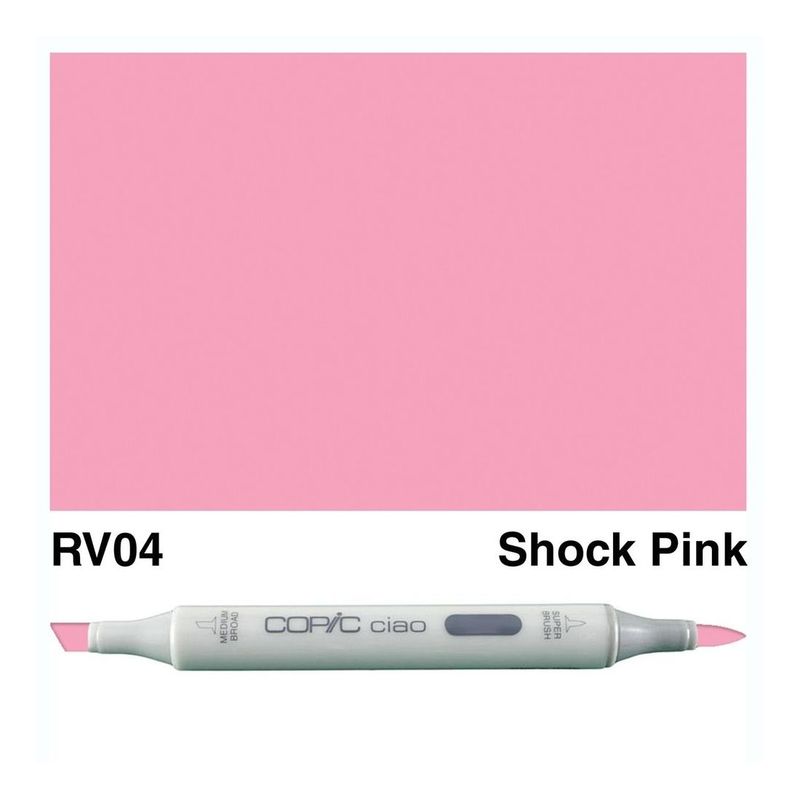 Copic Ciao Refillable Marker - RV04 Shock Pink