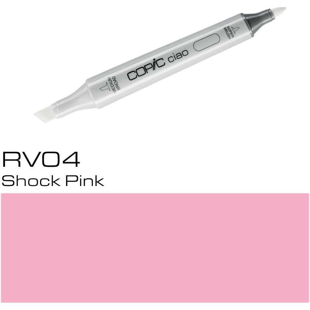 Copic Ciao Refillable Marker - RV04 Shock Pink