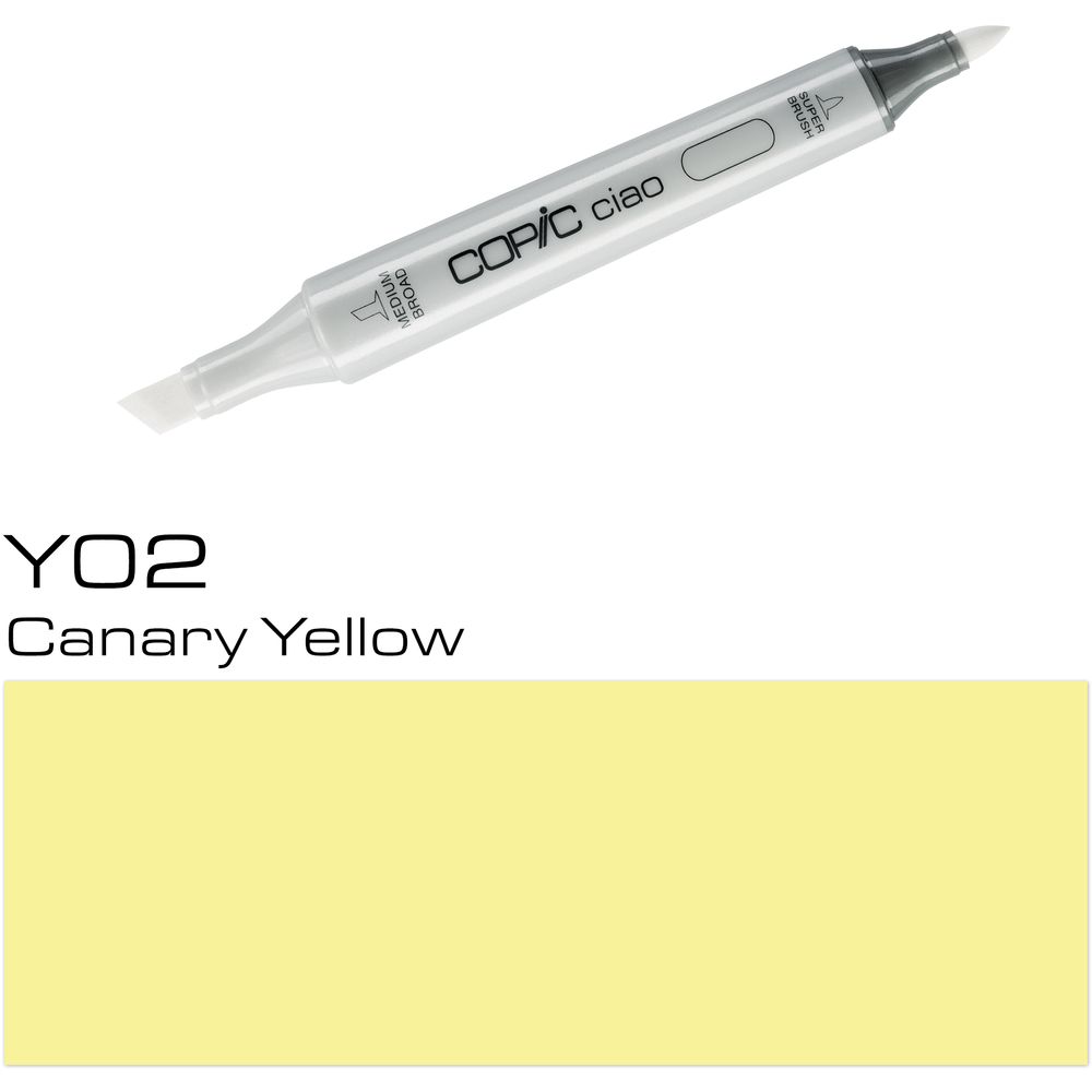 Copic Ciao Refillable Marker - Y02 Canary Yellow