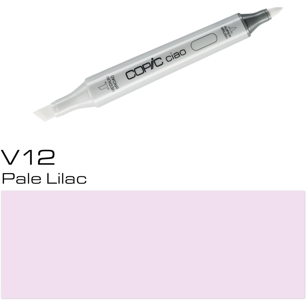 Copic Ciao Refillable Marker - V12 Pale Lilac