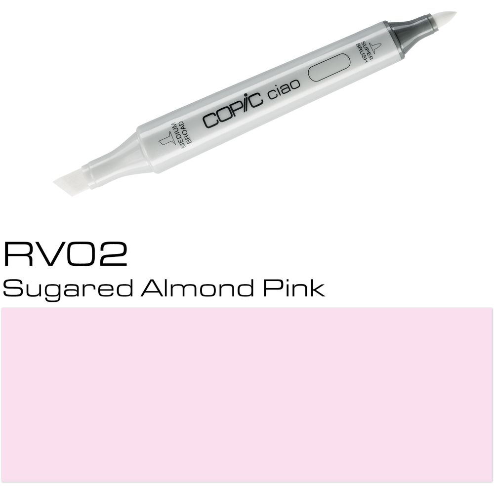 Copic Ciao Refillable Marker - RV02 Sugared Almond Pink