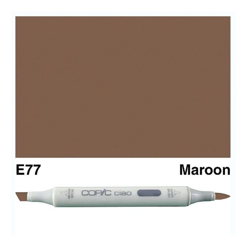 Copic Ciao Refillable Marker - E77 Maroon