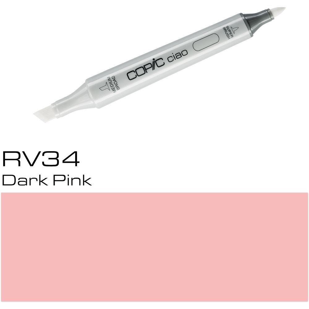Copic Ciao Refillable Marker - RV34 Dark Pink