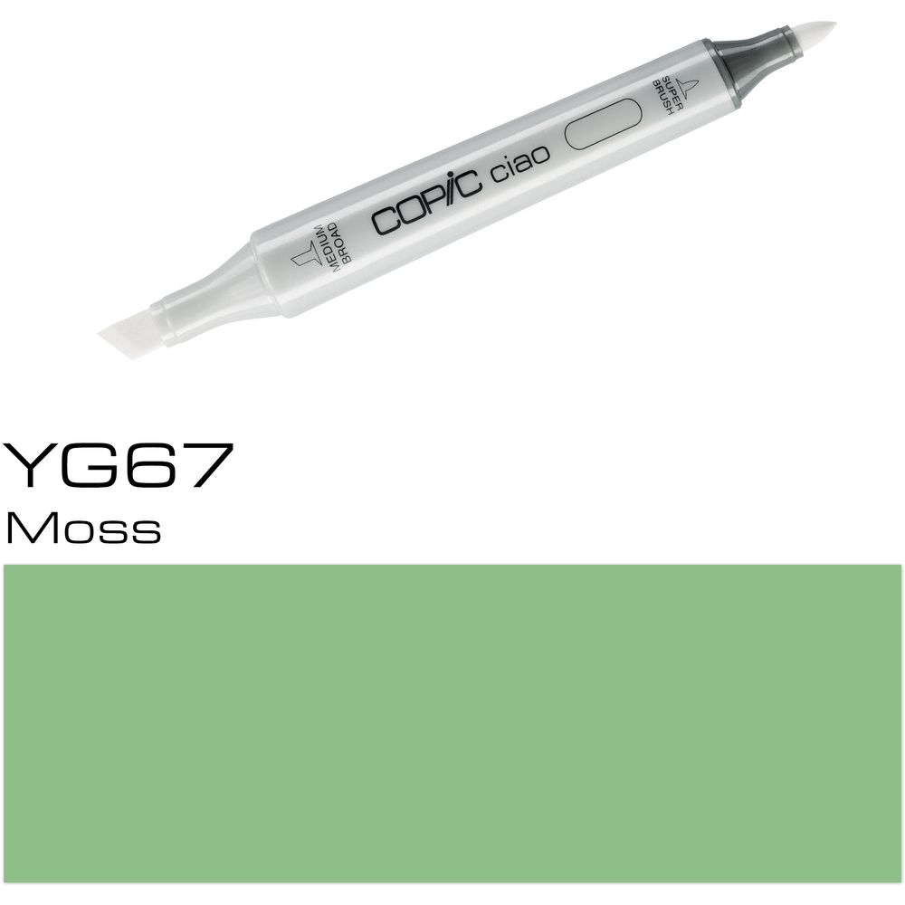 Copic Ciao Refillable Marker - YG67 Moss
