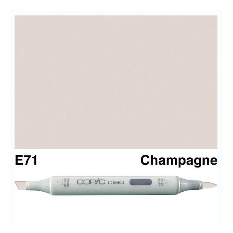 Copic Ciao Refillable Marker - E71 Champagne
