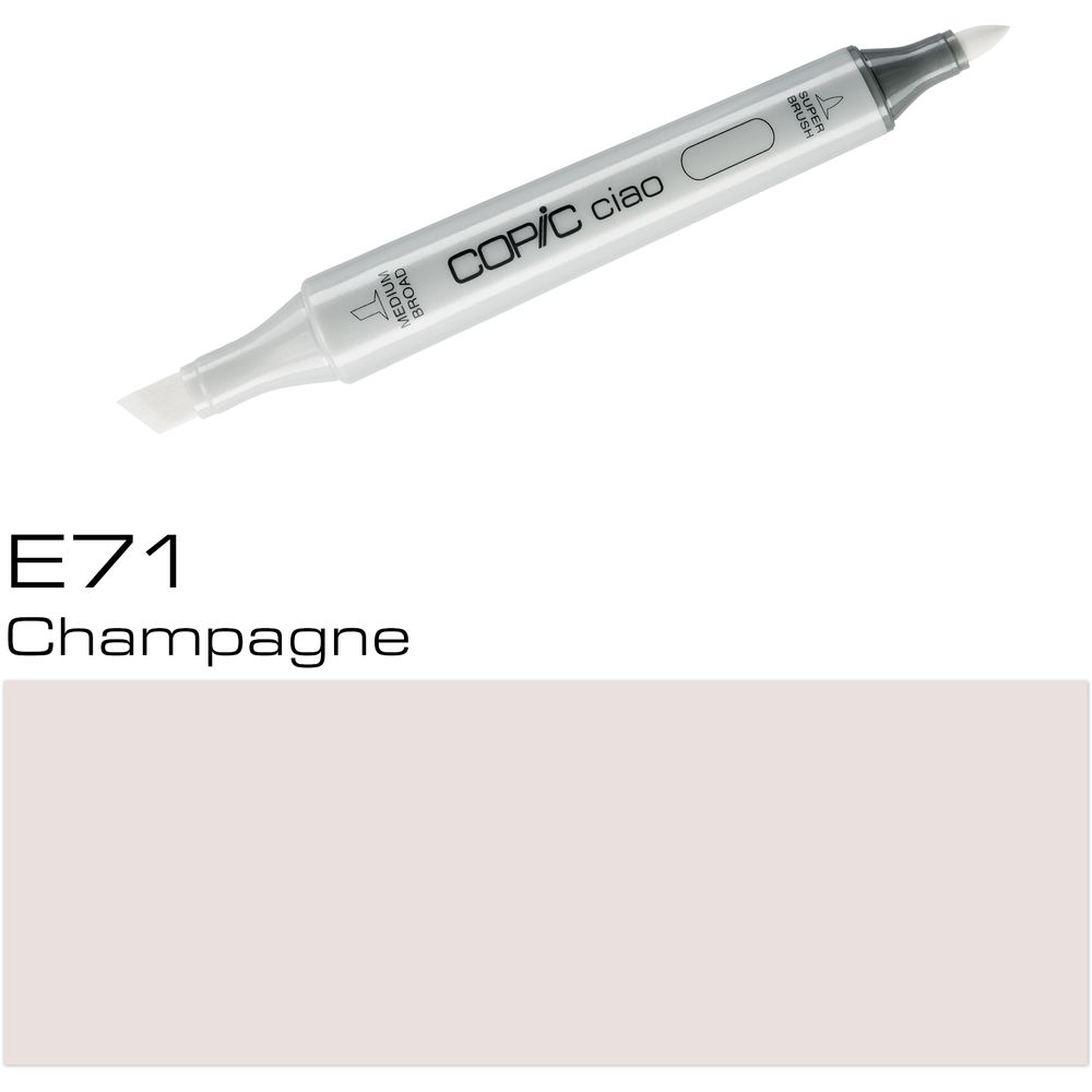 Copic Ciao Refillable Marker - E71 Champagne