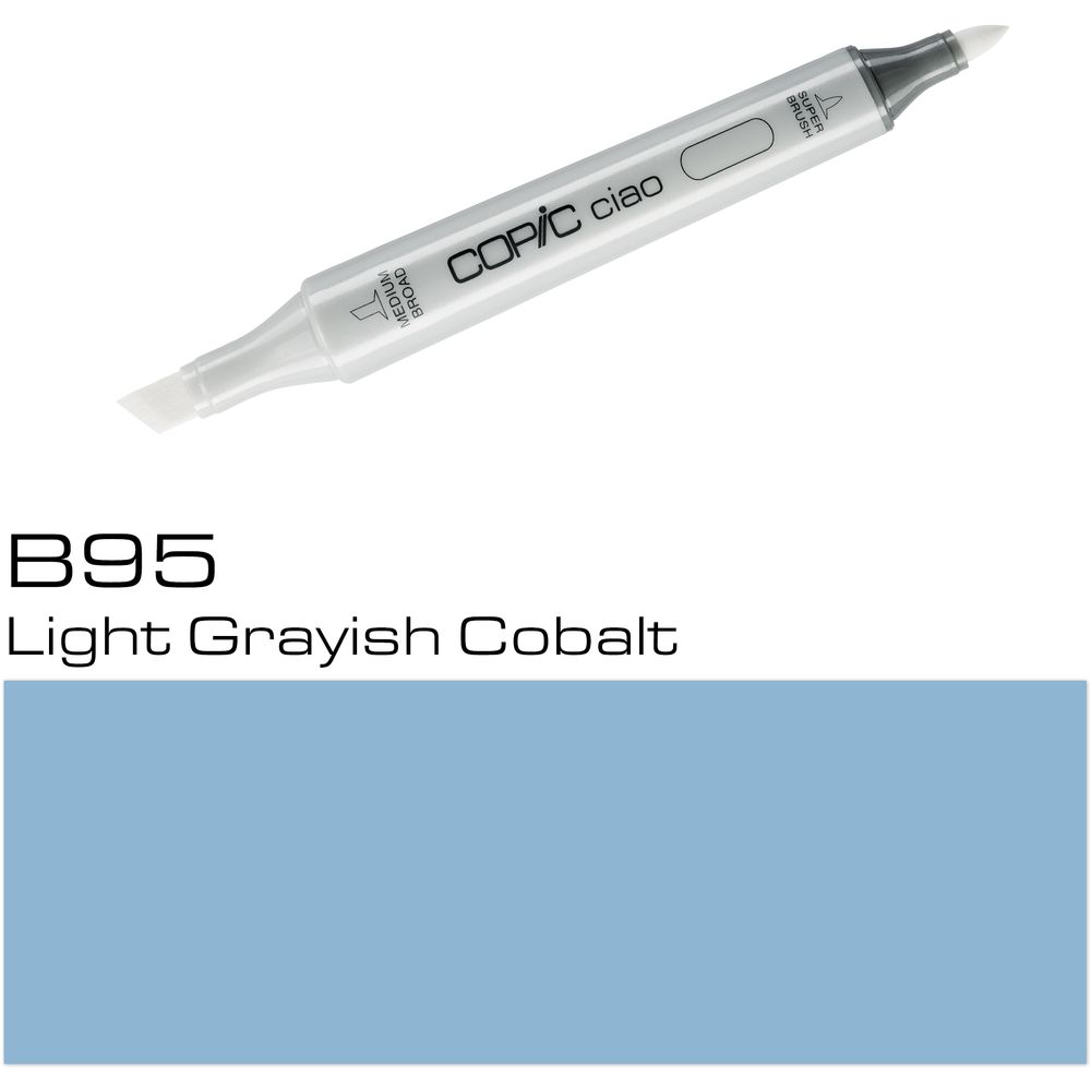 Copic Ciao Refillable Marker - B95 Light Grayish Cobalt
