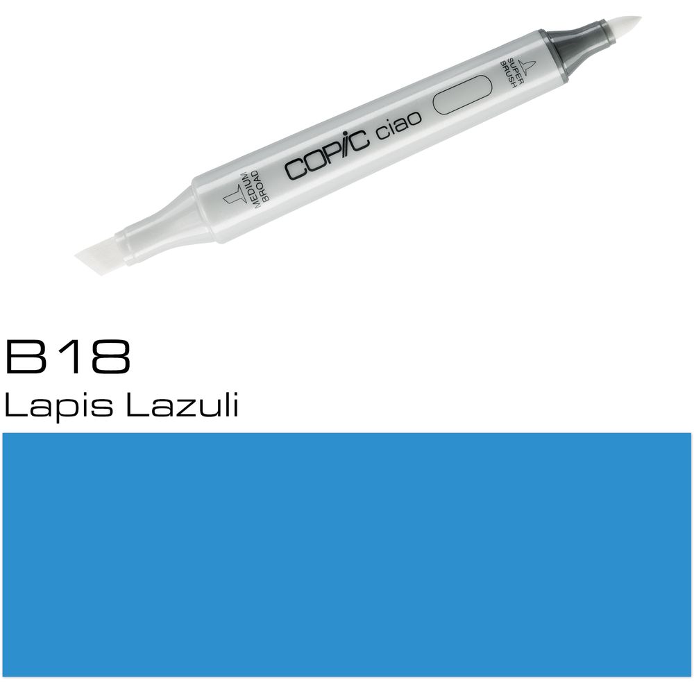 Copic Ciao Refillable Marker - B18 Lapis Lazuli