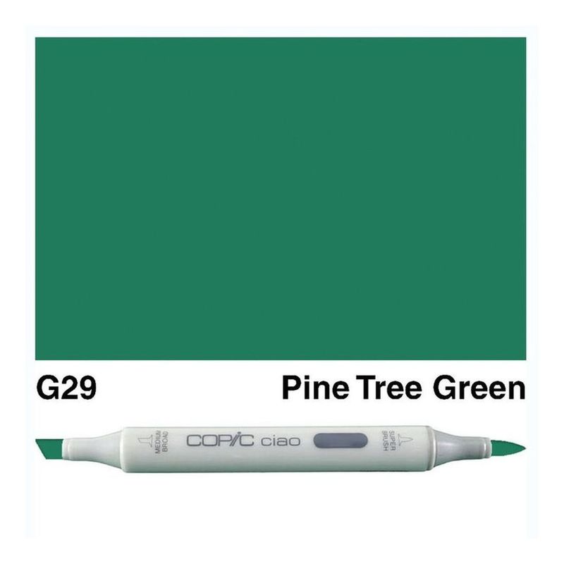 Copic Ciao Refillable Marker - G29 Pine Tree Green