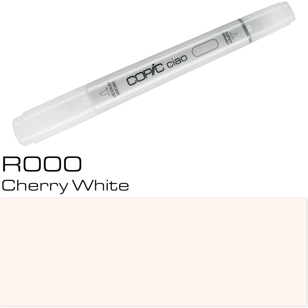 Copic Ciao Refillable Marker - R000 Cherry White