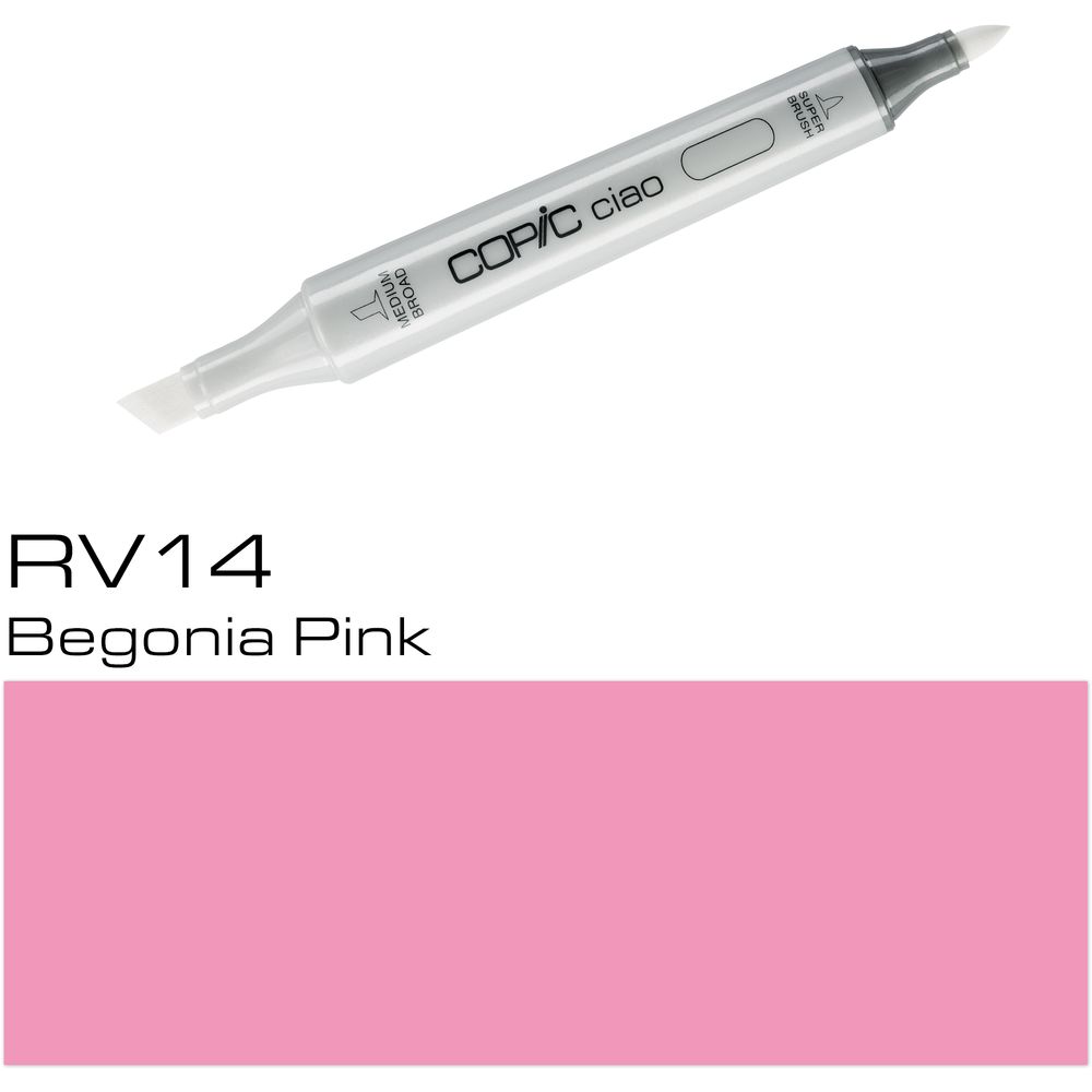 Copic Ciao Refillable Marker - RV14 Begonia Pink