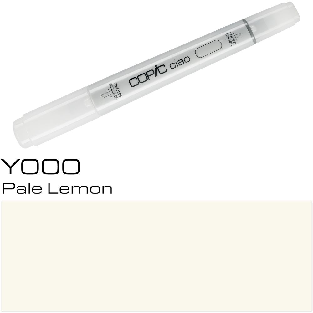 Copic Ciao Refillable Marker - Y000 Pale Lemon