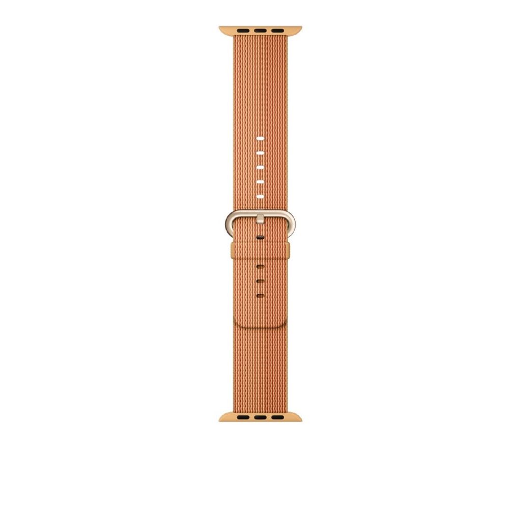 Apple Gold/Red Nylon Band Apple Watch 42mm (Compatible with Apple Watch 42/44/45mm)