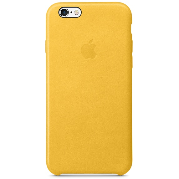 Apple Leather Case Marigold iPhone 6/6S