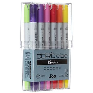 Copic Ciao Refillable Markers - Basic Set (Set of 12)