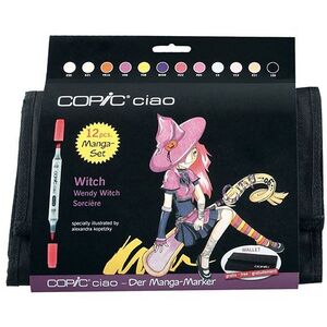 Copic Ciao Refillable Markers in Wallet - Witch Set (Set of 12)