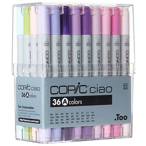 Copic Ciao Refillable Markers - Set A (Set of 36)