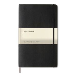 Moleskine Classic XL Ruled Soft Cover Notebook Black