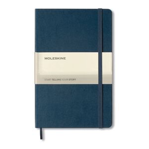 Moleskine Pocket Notebook Hard Cover Ruled Navy Blue