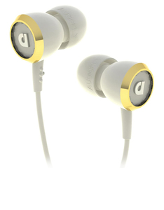 Audiofly AF33 White Earphones with Mic