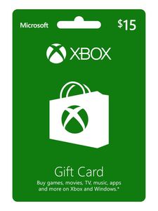 Microsoft Xbox Live Digital Gift Card - 15 USD (Digital Code)