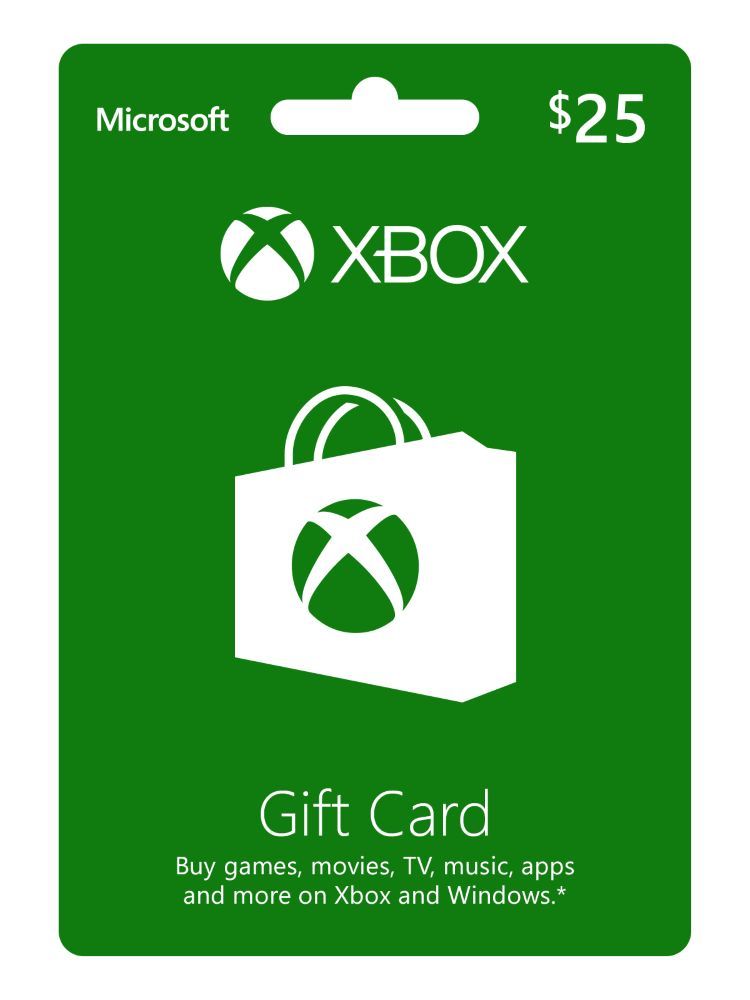 Microsoft Xbox Live Digital Gift Card (UAE/KSA) - 25 USD (Digital Code)