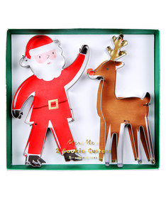 Meri Meri Christmas Santa and Reindeer Cookie Cutters