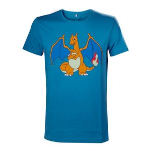 Difuzed Pokemon Charizard Men's T-Shirt Turquoise