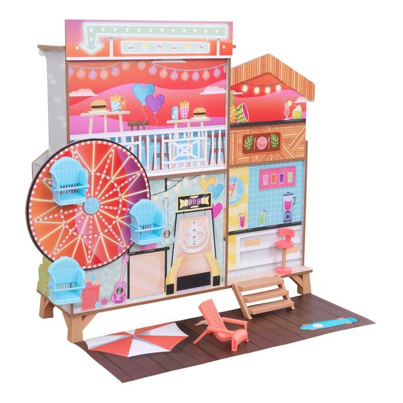 Kidkraft Ferris Wheel Fun Beach House Dollhouse