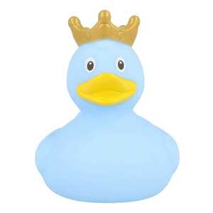Lilalu Mini Blue Rubber Duck with Crown
