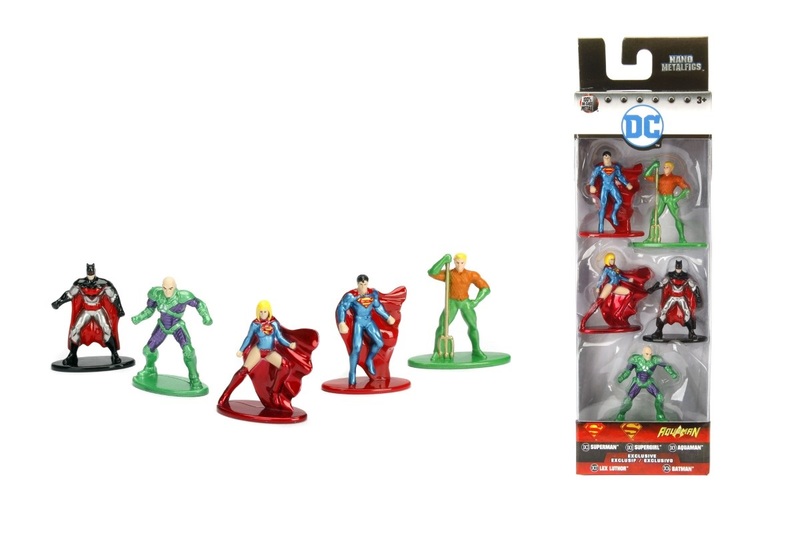 Nano Metalfigs DC Comics S2 Die-Cast Figures (5 Pack)