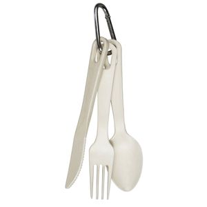 Capventure Take 3 Cutlery Set Coconut White(Set of 3)
