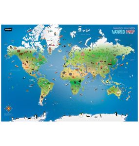 Children's Illustrated World Map | Explorer