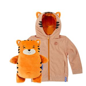 Cubcoats Tomo The Tiger Unisex 2-In-1 Hoodie