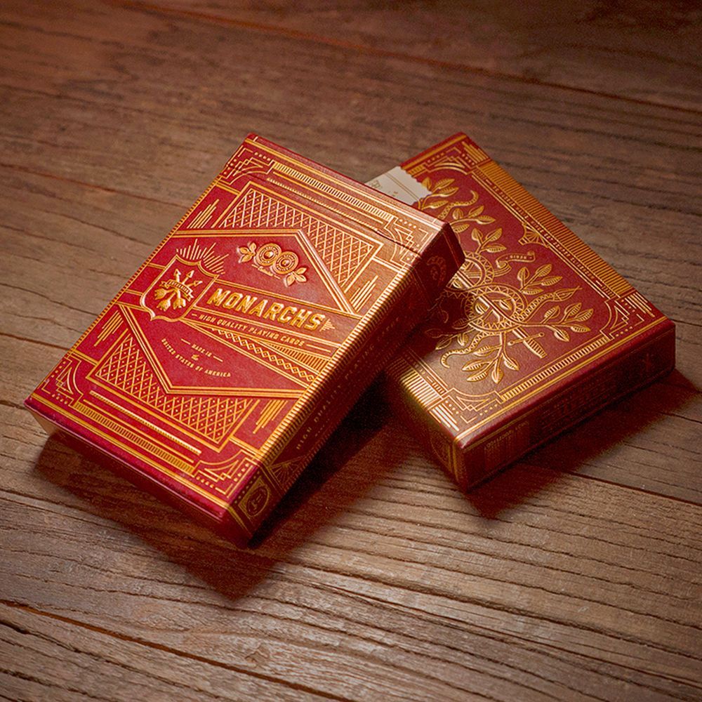 Theory11 Monarch Red Playing Cards