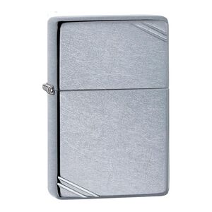Zippo 267 Vintage With Slashes Street Chrome   Windproof Lighter