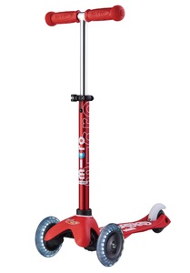 Mini Micro Deluxe LED Scooter Red