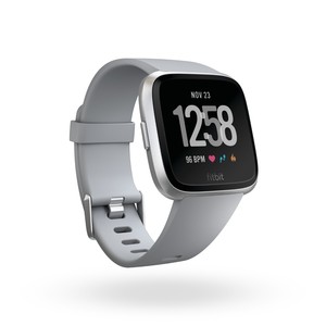 Fitbit Versa Grey/Silver Aluminum Smartwatch