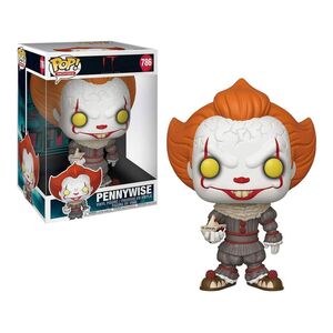 Funko Pop! Jumbo It Chapter 1 Pennywise with Boat 10-Inch Vinyl Figure