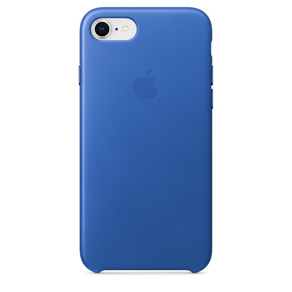 Apple Leather Case Electric Blue For iPhone 8/7