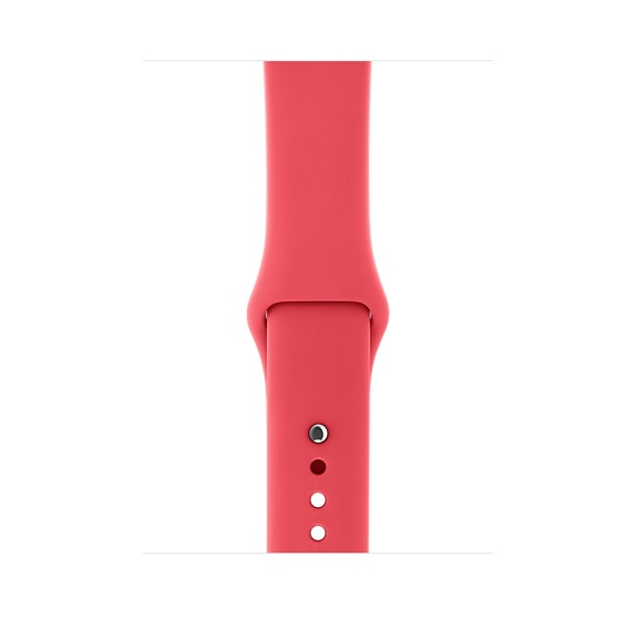 Apple Sport Band 42mm Red Raspberry S/M & M/L (Compatible with Apple Watch 42/44/45mm)