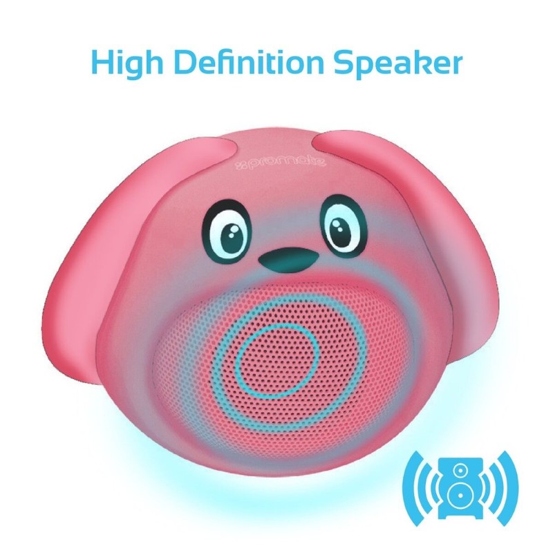 Promate Snoopy Pink Bluetooth Mini Speaker with Handsfree