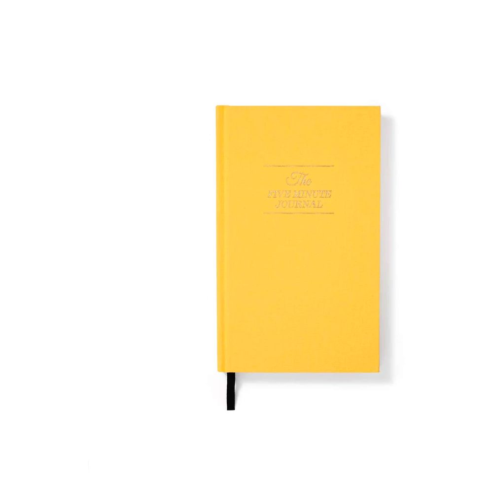 Intelligent Change Five Minute Journal - Yellow/Gold