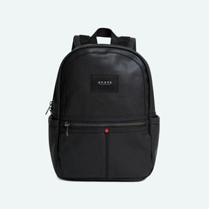 State Bags Mini Kane Black Polyester Canvass Backpack