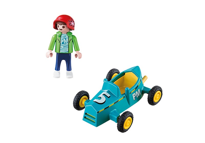 Playmobil Boy with Go-Kart