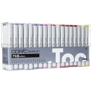 Copic Sketch Refillable Markers - Set B (Set of 72)