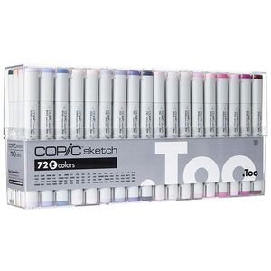 Copic Sketch Refillable Markers - Colors Set E (Set of 72)